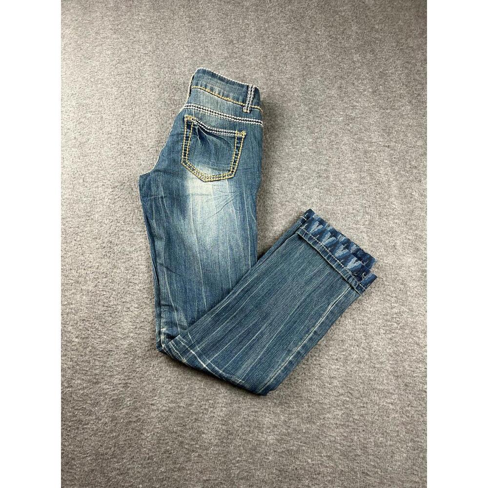 No Boundaries Women's Distressed Denim Jeans Size 7